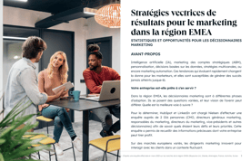 Stratégies vectrices de résultats pour le marketing dans la région EMEA