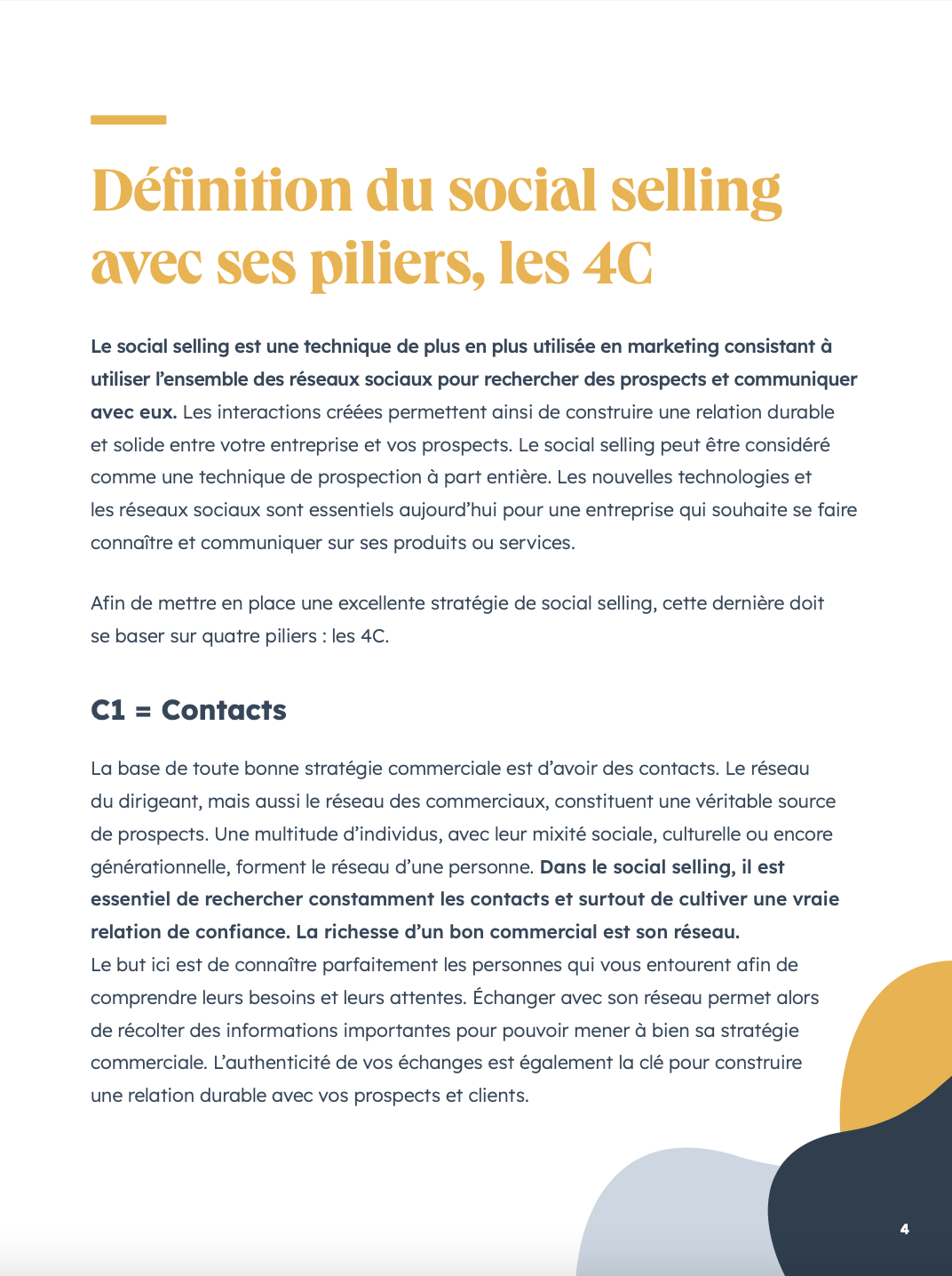 Définition du social selling