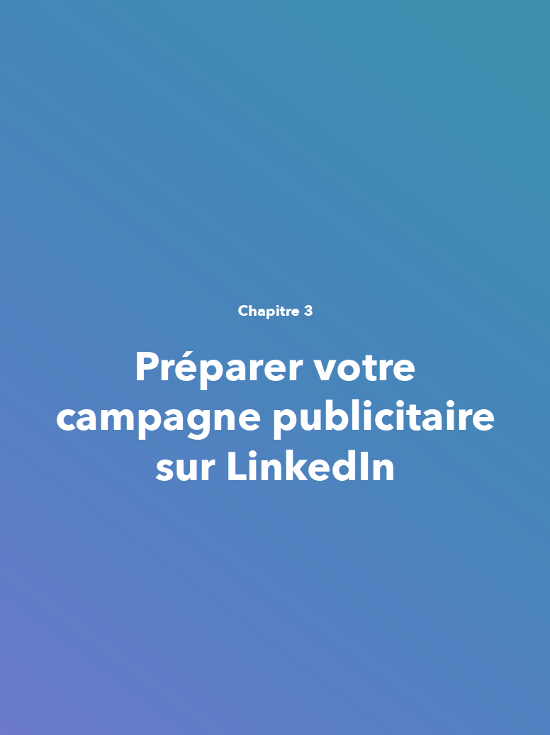 Campagne LinkedIn publicitaire