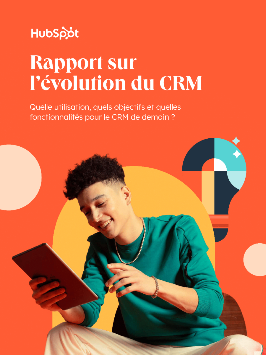 Rapport Evolution du CRM - Front page