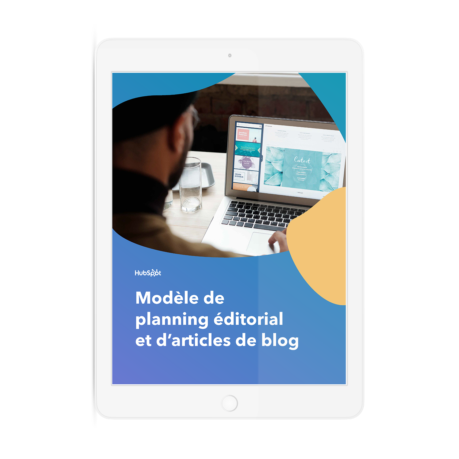 Modèle de calendrier éditorial et d'articles de blog
