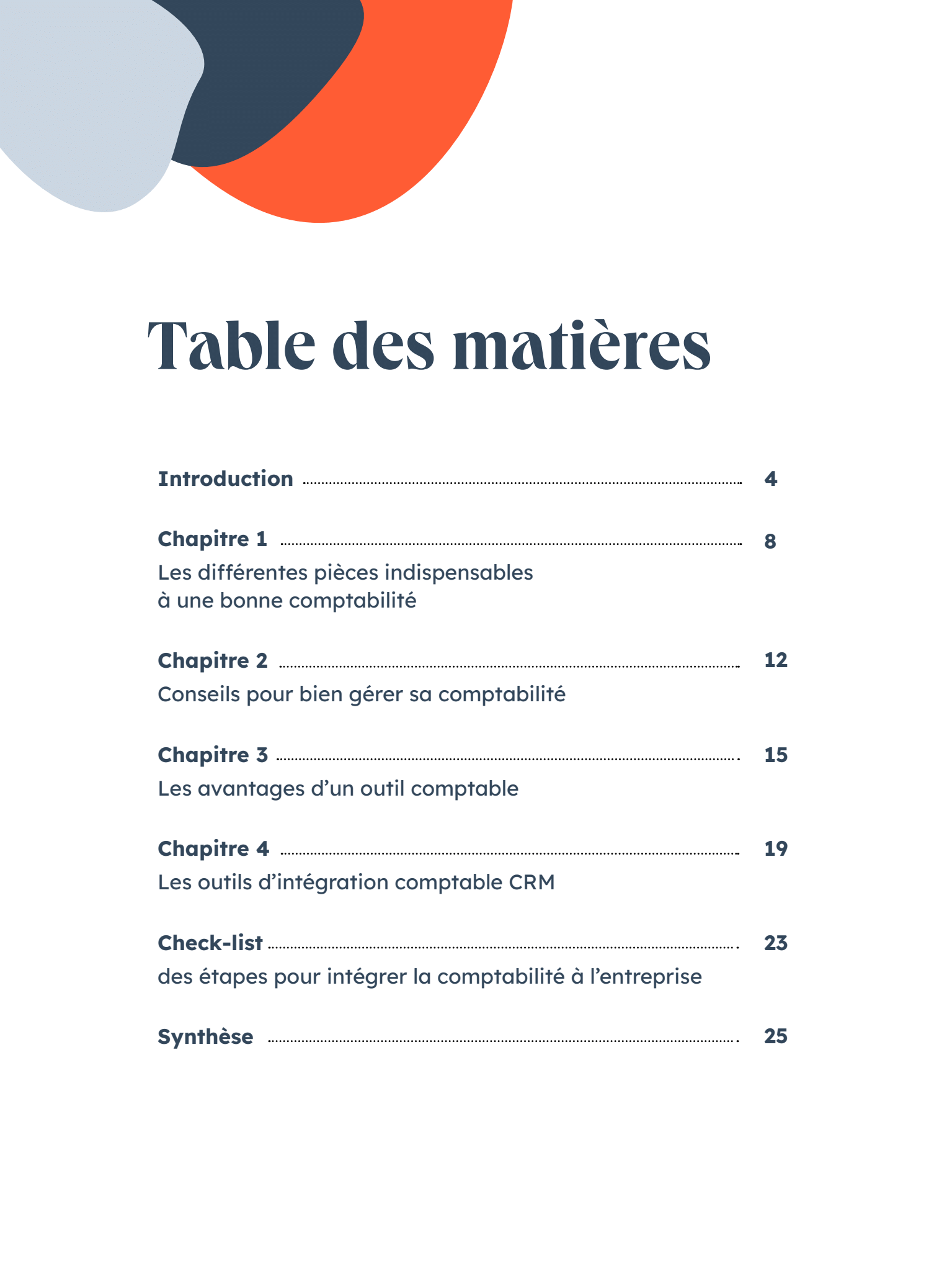 table-matière